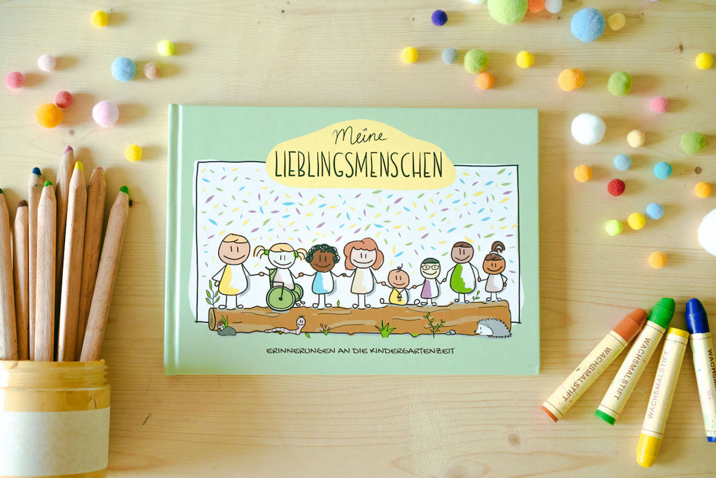 Freundschaftsbuch Meine Lieblingsmenschen Erinnerungen an die Kindergartenzeit