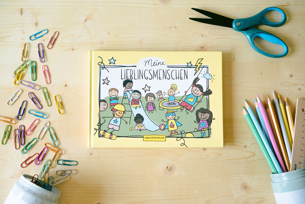 Freundschaftsbuch "Meine Lieblingsmenschen" Grundschulzeit