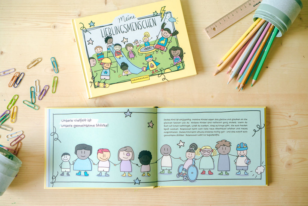 Freundschaftsbuch "Meine Lieblingsmenschen" Grundschulzeit
