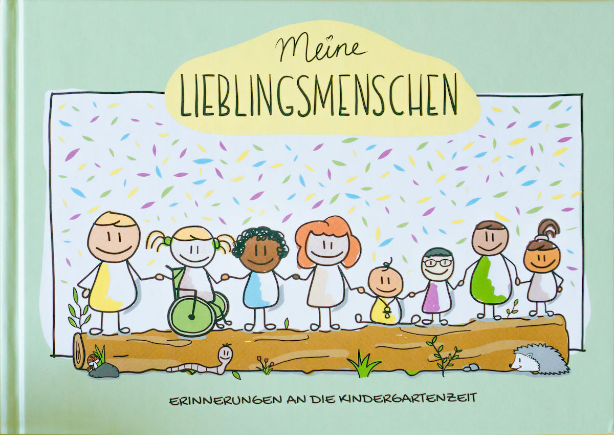 Freundschaftsbuch Meine Lieblingsmenschen Erinnerungen an die Kindergartenzeit